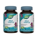 Dabas veids Piena dadzis, atbalsta aknu funkcijas un detoksikācijas ceļi*, 175 mg Piena Thistle Seed Extract Standardized to 80% Silymarin per Servē, 120 kapsulas (iepakojums May Vary) - 2 iepakojums