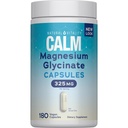Dabisks vitalitātes kalms, magnija glicināts uztur kaulu, muskuļu, sirds un nervu veselību, ne-GMO, vegan, bez glutēna 180ct