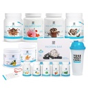 Jā, jūs varat! All-in-One komplekts ar uztura aizstājēju krata, Aloe Vera dzērienu maisījums, Fiber Shake Mixer, olbaltumvielu uzkodas, papildinājumi - Complete Wellness komplekts