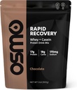 Osmo Rapid Recovery - Sūkalas un Micellar Kazeīna proteīna pulveris Blend ar Ogļhidrātiem un kofeīnu, Visas dabas sastāvdaļas, ļauj muskuļu remonts un palielina Glycogen Restaurācija - Šokolāde, 22 Kalpo