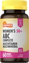 Sundance Women's 50+ ABC Complete Multivitamīnu - 60 Caplets ar Multimineral Formula -- Ne-GMO un bez lipekļa Papildinājums