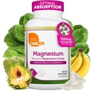 Zahler - Magnija papildkapsulas 200 mg (90 Skaits) Sertificēts Košera Bioaktīvais magnija citrāts Max Absorbcija - Dabīgs magnija minerāls vīriešiem un sievietēm - Labākie magnija bagātinātāji