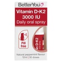 LabākYou D3000 un K2 Vitamīnu D Daily Oral Spray - Ērta alternatīva tabletēm - Atbalsta Kaulu veselību un Boost Imūnās sistēmas - Novērš asins recēšanu - dabas piparmētru Flavor - 0,4 oz