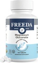 Freeda Magnija glikonāts - Košera Vegan Magnija Papildinājums vīriešiem un sievietēm - Kājas un Muskuļu Krampji un Spasm Relief - Dabas Muskuļu Relaxer - Magnesio Vitamīnus un piedevas (100 tabletes)