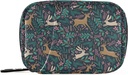 Dzīvnieku briežu trušu Pill Box 7 Day Pill Case Travel Pill Organizators Bag ar rāvējslēdzēju Portatīvais Weekly Case Compact Izmērs Vitamīnu Papildinājuma turētājs