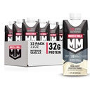 Muskuļu piens Pro Advanced Nutrition Protein Shake, Intense Vanilla, 11 Fl Oz Kastīte, 12 Pack, 32g Protein, 1g Cukura, 16 Vitamīni un minerālvielas, 5g Fiber, Workout Recovery, Iepakojums May Vary