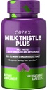 Orzax Milk Thistle 250 mg - Aknu tīrīt Detox & Remonts Atbalsts - Augu Papildinājums - 80% Silymarin Standartizēts, Dandelion Saknes & Artišoka ekstrakts - Vegan & Non-GMO - 120 Kapsulas - 120 Day Supply