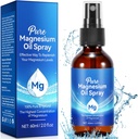 Tīra magnija smidzināšanas eļļa, magnija eļļa kājiņām un miegam, viegli absorbējama, 2.02 Fl Oz