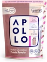 Unico Apollo Molten Šokolādes olbaltumvielu pulveris - 20g 100% Zāle-Sūkalu proteīns, olu albumīns un kazeīns       - Nepeldošs - zems Karbs un zems Fat  - 16 Kalpojumi -- nehalkus Tekstūra -- Best-Taste