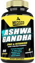 8in1 Organic Ashwagandha papildinājumi vīriešiem un sievietēm 3 Mēnešu Piedāvājums - 5640mg ar cinku, vitamīnuD, Turmeric, St John's Wort, Rhodiola Rosea, & More - Atbalsta ķermeņa, Imūnās, Mood & Streng - 90 grāfi