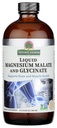 Magnija glicināts un magnija malāts Šķidrums - 16 Oz Magnija koncentrāts - Bez vegāna un glutēna - Kaulu, muskuļu un sirds un asinsvadu atbalsts - Piemērots visiem