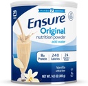 Nodrošināt Original Vanilla Nutrition Powder - Vanilla Protein Powder - - Small Meal Replacement Shake Mix - 8g Protein, 24 Vitamīni & Minerals - Imūnā veselība
