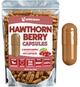 Hawthorn Berry Powder Kapsulas - 360 Skaits (6 mēnešu piegādes) - Premium Hawthorn Berry Kapsulas sirds un asinsvadu atbalstam - Hawthorne Berry Powder - ideāls Hawthorne papildinājums vīriešiem un sievietēm