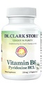 Dr. Clark vitamīns B6 papildinājums – 230mg, 21 Tapioka kapsulas, atbalsta enerģijas Metabolisma un nervu sistēmas veselības