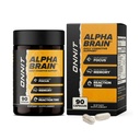 ONNIT alfa smadzeņu nootropās smadzeņu papildinājums fokusa, atmiņas, garīgās skaidrības, kognitīvo Support ar L-Teanīnu un vitamīnu B6, 90 Skaits