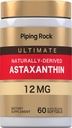Piping rock Astaksantīns 12 mg               - 60 Softgel Capsules 