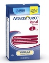 Novasource Nieru uztura bagātinātāji (NOVASOURCE RENAL, 8OZ BRIKS) 27 Katrs / Gadījums