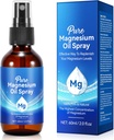 Tīra magnija eļļa Spray, 100% dabas magnija Spray, 60ml Organic Topical magnija Spray