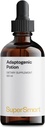 SUPERSMART - Adaptogēns Potion - 10 Ārstniecības augi un sēnes (Astragalus, Holy Basil & Reishi, Cordyceps & Shiitake) - Virsnieru atbalsts un imūnās sistēmas Boosters - 120 ml bez GMO un lipekļa