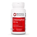 Protokols Chlorophyl - atbalsta Detox tīrīšanu, aknu darbību un iekšējo dezodorantu* - bez GMO un sojas - 90 Veg kapsulas