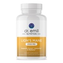 DR. EMIL UZTURĒŠANA 2100mg Organic Lions Mane papildkapsulas - Focus, Mental Clarity & Cognition - Nootrop Lion Mane Sēnes Papildinājums ar Organic Lions Mane