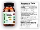 DR WAKDE ir Neem & Turmeric Kapsulas 