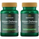 Swanson Vision Defense Antioxidant Vision Veselības Papildinājums Luteīns Zeaxanthin Astaksantin Broccoli Extract Melleņu ekstrakts 60 Softgels Sgels (2 Pack)