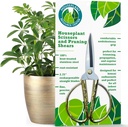 Premium Houseplant Šķēres - 100% Nerūsējošais tērauds, Ultraprecizitāte Dārza grieznes propagandēšanai un apgriešanai - Rust-Resistant, Viegla, tīra apgriešanas šķēres - Iekštelpās un ārā - Ērts un nevainojams