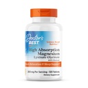 Ārsta labākais augstas absorbcijas magnija glicināts Lysinate Papildinājums - 100% Paredzētais maksimālais Absorbcija - Magnijs Miega un muskuļu relaksācija - 200 Mg Per Servē - 120 tabletes