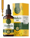 HERBAMAMA Mullein Pilieni plaušām - Vegan Lung Cleanse with Mullein Leaf Extract, Echinacea Tincture & lakrica - ne-GMO, Alkohols un bezcukura respiratorā atbalsta papildinājums - 56 dienu piegādes