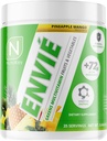 NutraKey Envie multivitamīnu pulveris, Keto Multivitamīns vīriešiem un sievietēm, Augļi, Zaļumi, Antioksidanti, Gremošanas enzīmi, Aminoskābes, B vitamīna Organiskais pulveris (Pineapple, 210g)