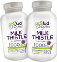 1000mg piena dadzis palīdz uzturēt veselīgu aknu funkciju, optimizēt veselību, ātru atbrīvošanu, lipekļa bezmaksas papildinājumi - 6 mēnešu piegādes (2 iepakojums)