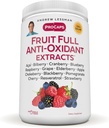 ANDREW LESSMAN Fruit Full Anti-Axidant ekstrakti Pulveris 600 Kalpojumi - 14 Dabīgi augļu un ogu ekstrakti. Mellenes, dzērvenes, vīnogu sēklas, granātāboli, Resveratrol un More.