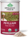 ORGANIC INDIA Viss Psyllium Husk pulveris Organisks - Psyllium Husk Fiber papildinājums, Gremošanas atbalsts, Vegan, bez lipekļa, ne-GMO, šķīstošs un nešķīstošs Fiber Avots - 12 oz (1. iepakojuma)