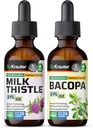 BIO KRAUTER Piena Tinktūra 2 Fl. Oz. & Bacopa Tincture 2 Fl. Oz.