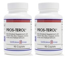Pros-TEROL (2 pudeļu komplekts), prostatas atvieglojums ar 900 mg augu steroliem ar ķirbju sēklām, dzeloņainu kauliņu saknes, ingvera saknes, lakricas saknes ekstraktiem 90 Caplets