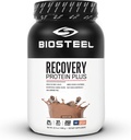 BIOSTEEL Recovery Protein Plus pulvera papildinājums, zāļu un ne-GMO formula, Šokolāde, 27 Servisi