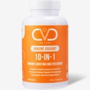 10-in-1 Imūnvariants, imūnā revakcinācija Papildinājums ar B vitamīna kompleksu, cinku, kurkumu, vitamīniem C & D Imūnsupport un Defense, Imunitātes multivitamīni sievietēm un vīriešiem, 90 kapsulas