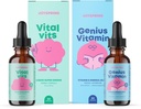 JoySpring Daily Multivitamīni ar dadzis Saknes un plūškoka pakausis Kids Vitamīni dabiski Avoti, Non-GMO, Non-Alcoholic Liquid Formula, Immunity Veselības atbalsts
