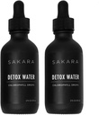 SAKARA Detox ūdens pilieni, 60 Kalpojumi - hlorofila šķidrie pilieni, hlorofila ūdens limfātiskajam notekūdenim, ķermeņa detox dzēriens, dabas enerģijas atbalsts, šķidrā hlorofila pilieni papildinājums, vitamīni