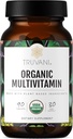 Truvani Daily Organic Multivitamīnu Papildinājums - Vegāns, neĢMO tabletes ar dzelzi un biotīnu - Piens, sojas, un glutēna bezmaksas 30 dienu iepakojums (90 tabletes)