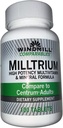 Vējdzirnavas Salīdzināmās tabletes Milltrium augstas potences multivitamīnu un minerālo tablešu 100 Ea (2. iepakojums)