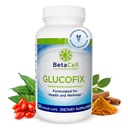 Glukofikss - berberīns Papildinājums augu izcelsmes produktam ar kanēli, Gymnema, Berberine, Bitter Melon un Turmeric - 120 kapsulas