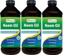 Labākā dabas 100% Pure Neem Oil, 100% Auksti presēta un nerafinēta - 16 OZ (3 pudeles)