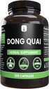 PURE ORIĢINĀLĀS SASTĀVDAĻAS Dong Quai (365 kapsulas), Nē Magnija vai rīsu pildījumi, Vienmēr Pure, Lab Verified