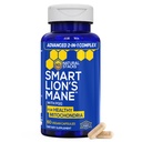 Organic Lions Mane papildkapsulas - 1000mg Lauvas Mane Sēnes ar 10mg PQQ - Smadzeņu šūnu Optimizators Atmiņas, mācīšanās, Mitohondriju funkcijas - 60 Augļķermeņu Sēnes Kapsulas