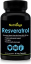 Resveratrol 500mg Papildinājums 