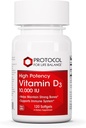 PROTOKOLS DZĪVES BILANCES D3 vitamīns 10 000 SV - Imūnsupporta veselība Kauli un zobi - 120 softgels