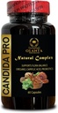 Candida PRO Natural Complex - Gremošanas palīglīdzeklis, reiši Sēņu Papildpiens Kapsulas Organisks, Tārpvuda augs, Dabas Candida tīrīšana - 1 pudele 60 Kapsulas