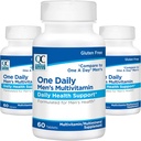 Kvalitāte izvēle Vīrieši vienu dienu Multivitamīnu ar vitamīniem A C D E B (1, 2, & 6) un minerālvielu piedevas 60 skaitīšanas pudeles (3 iepakojums)